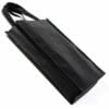 Reusable Folding Black Non Woven Sinch Bag - Image 8