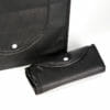 Reusable Folding Black Non Woven Sinch Bag - Image 9