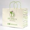White Shopping Paper Bag with Handles - Image 5
