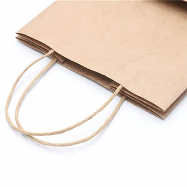 Flat Carrier White Paper Bag - Image 14