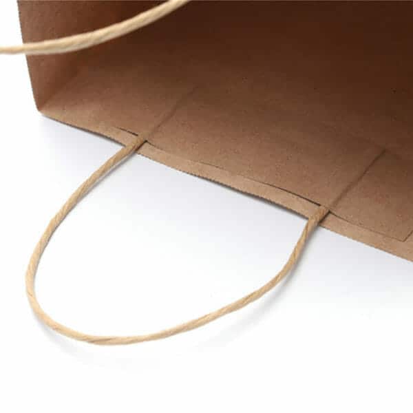 Flat Carrier White Paper Bag - Image 16