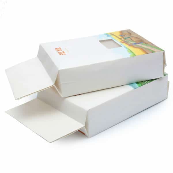 Custom Plain Printed Rice Paper Bag with Window - Image 3