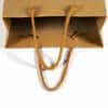Custom OEM Luxury Gift Shopping Packaging Kraft Paper Bag with Logo - Image 4