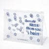 Clear Makeup Cosmetic Travel Printed Plastic Bag