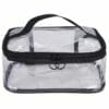clear plastic zip cosmetic bags