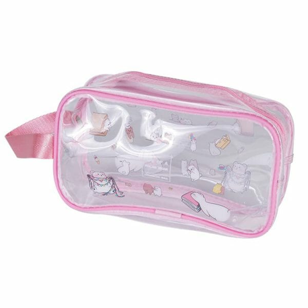 clear plastic travel toiletry bags