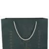 High quality fashion custom paper jewelry packaging laminated art bag balck with company logo print - Image 3