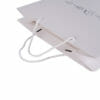 Wholesale white packing gift shopping customized logo cardboard paper bag with handle for store - Image 9