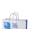 China supplier biodegradable brown kraft paper bag packaging takeaway gifts bag with handles customized accept - Image 3