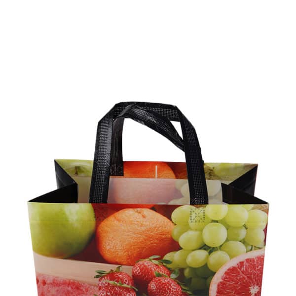 Custom Logo Printed Fold Tote Non Woven Packaging Bag - Image 4