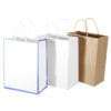 Wholesale high quality custom printing recycled food kraft paper stand up bag with window