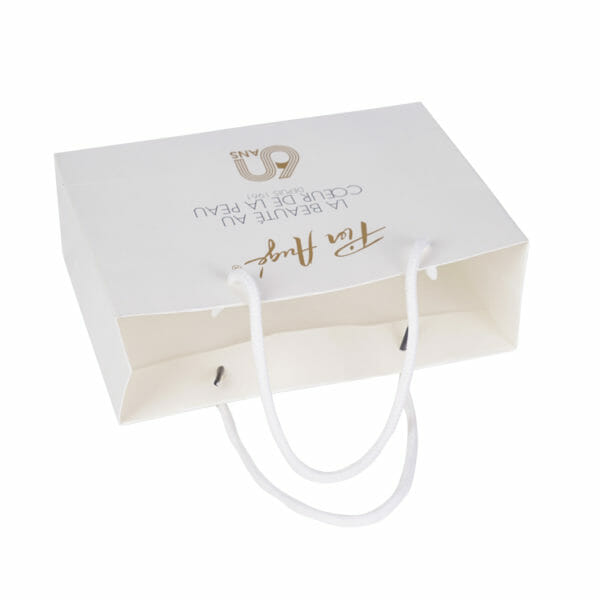 Luxury Personal Store Logo Printed Custom Paper Bags For Clothing Packaging - Image 3