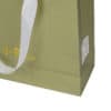 Luxury Custom Logo Promotional Shopping Cardboard Green Paper Bag - Image 3