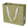Luxury Custom Logo Promotional Shopping Cardboard Green Paper Bag - Image 5