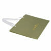 Luxury Custom Logo Promotional Shopping Cardboard Green Paper Bag - Image 7