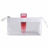 Custom Travel PVC PU Clear Transparent Cosmetic Ziplock Makeup Bag