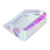 Custom Logo Waterproof Packaging Clear Holographic Laser PVC Ziplock Lady Cosmetic Bag - Image 8