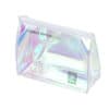 Custom Logo Waterproof Packaging Clear Holographic Laser PVC Ziplock Lady Cosmetic Bag - Image 5