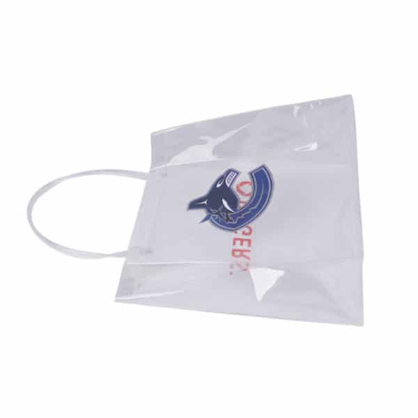 Wholesale waterproof PVC beach clear transparent tote shopping bag - Image 3