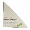 One-time Triangle Cake Cheese Pizza Baked Kraft Paper Sandwich Carton with PVC Window