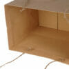 Cheap Manufacturer Recyclable Custom Brown Gift Kraft Paper Shopping Bag with Handles - Image 4