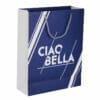 Reusable Glossy Elegant Custom Logo Grocery Paper Gift Bag with Handles
