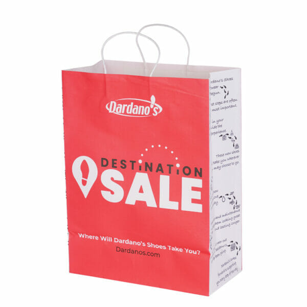 Customized Shopper Luxury Christmas Gift Logo Paper Bag