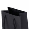 Black Kraft Paper Shopping Bag with Rope Handle - Image 5