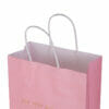 Pink Kraft Paper Bag for Clothes - Image 6