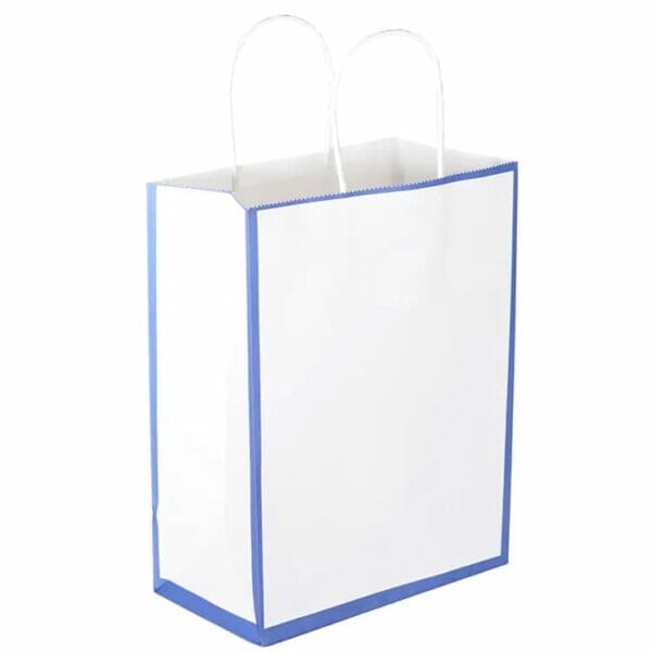 white kraft paper bag