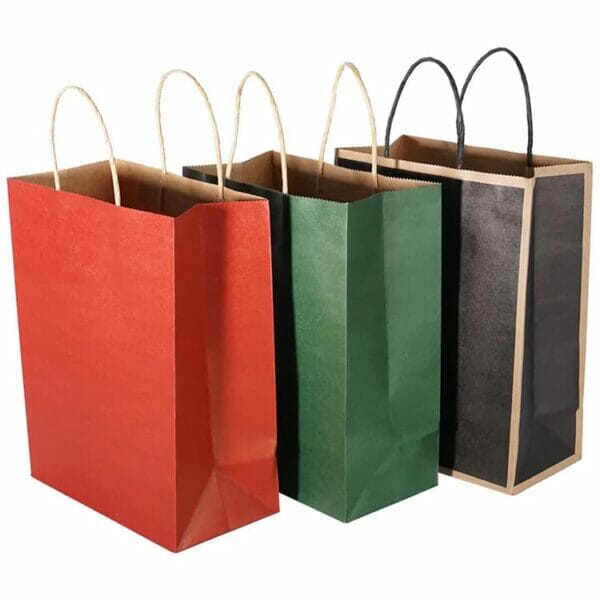 white kraft paper bag