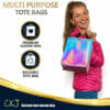 CXJ-N120001 Metallic shining Non Woven Bag - Image 3