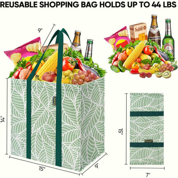 CXJ-N120002 80gsm Green Non Woven Bag - Image 3