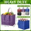 CXJ-N120005 80gsm Purple Non Woven Bag - Image 2