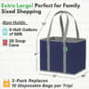 Custom logo print color cotton canvas tote shopping bag - Image 4