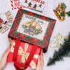 CXJ-N120006 80gsm Red Christmas Non Woven Bag - Image 4