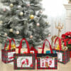 CXJ-N120006 80gsm Red Christmas Non Woven Bag - Image 5