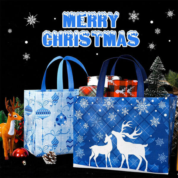 CXJ-N120007 80gsm Christmas Non Woven Bag - Image 5