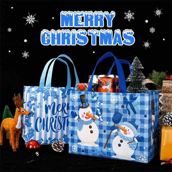 CXJ-N120007 80gsm Christmas Non Woven Bag - Image 6