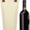 Wholesale custom logo canvas wine bottle tote bag
