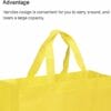 CXJ-N120013 80gsm Yellow Non Woven Shopping Bag - Image 4