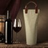 Wholesale custom logo canvas wine bottle tote bag - Image 6