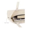 High quality custom printed organic cotton canvas tote bag - Image 5