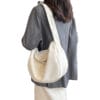 CXJ-F2312005 Custom cotton canvas tote shopping bag