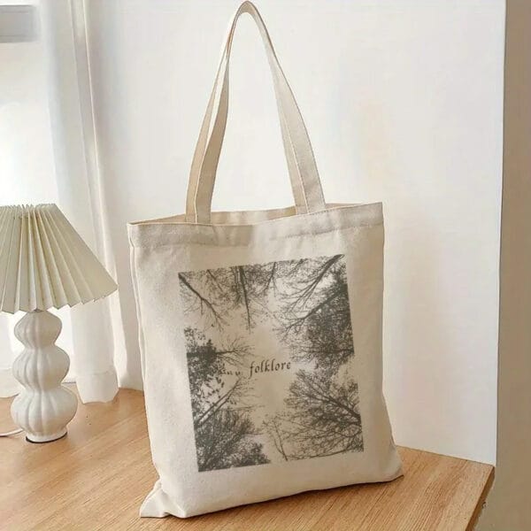 CXJ-F24014 Custom cotton canvas tote shopping bag