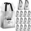 CXJ-N24015 80gsm Customized Metallic Non Woven Shopping Tote Bag