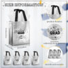 CXJ-N24015 80gsm Customized Metallic Non Woven Shopping Tote Bag - Image 5
