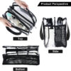 Transparent Waterproof PVC Travel Makeup Bag Fashion Custom Large Capacity Thickening PVC Cosmetic Bag - Image 3