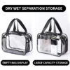 Transparent Waterproof PVC Travel Makeup Bag Fashion Custom Large Capacity Thickening PVC Cosmetic Bag - Image 7