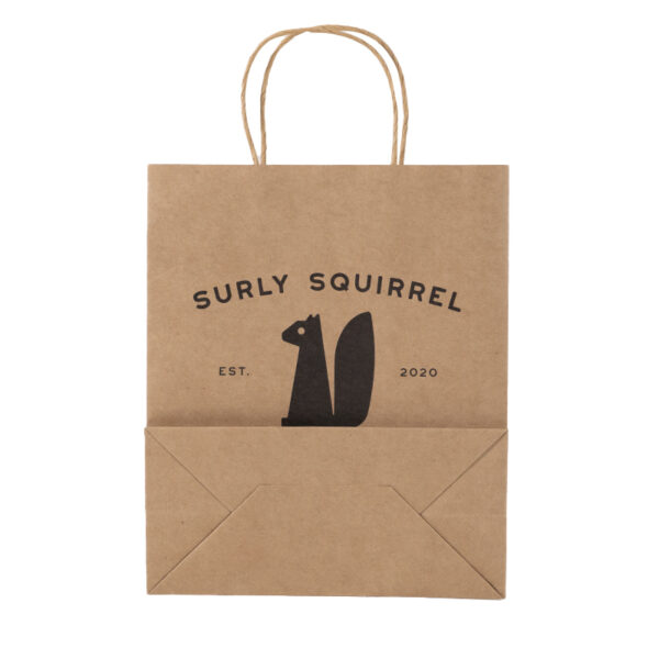 Wholesale Gift 80gsm Customized Printing Cardboard Kraft Paper Bag - Image 2